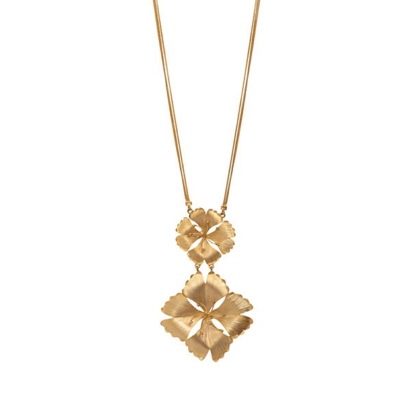 Handcrafted Gold Necklace with 24 Carat Finish – Artisanal European Design